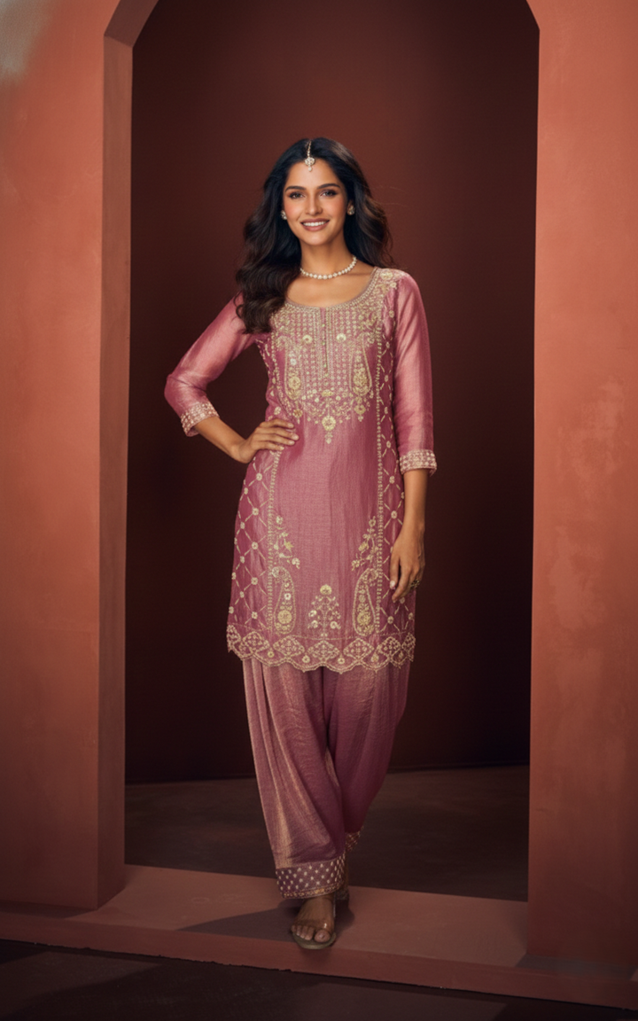 Haniya Rose Full Work Suit Set