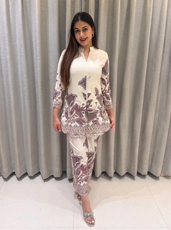 Hardik Artsy Printed Cotton Co-ord set
