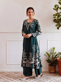 Aruna Shamrock Kurta Pant Set