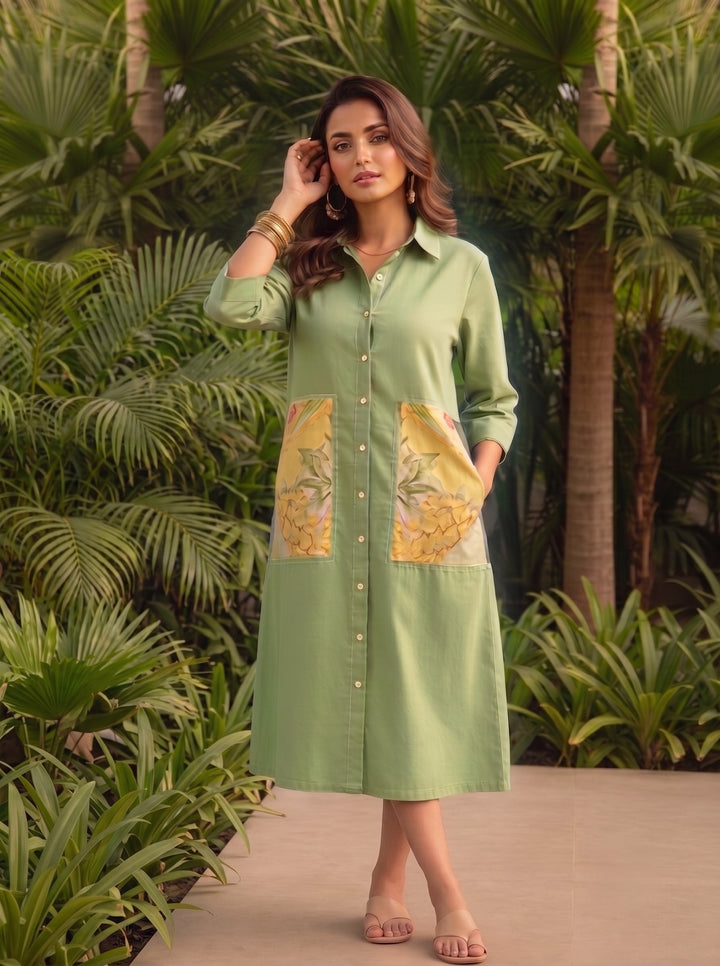 Ivanka Sage cotton dress