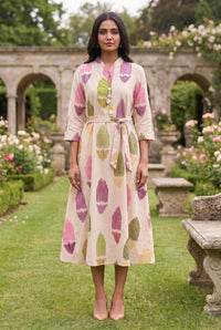 Sargi vibe cotton dress