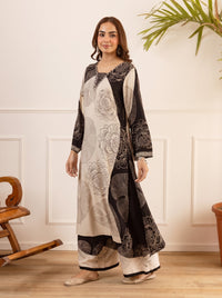 Karen void cotton printed kurta pant set