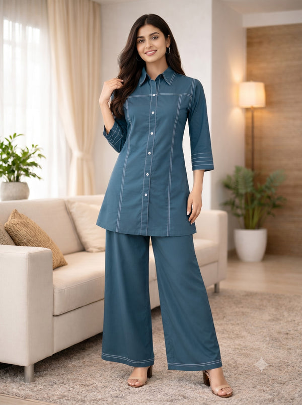 Akshara yale cotton co-ord set