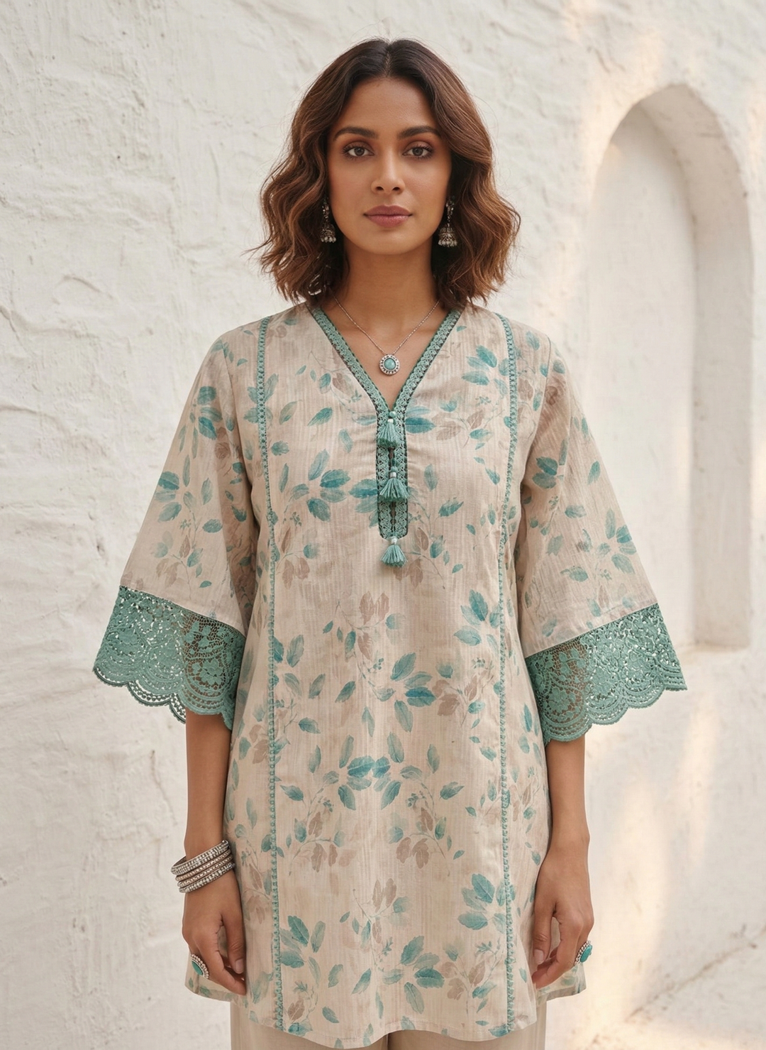 Swades sea cotton co-ord set