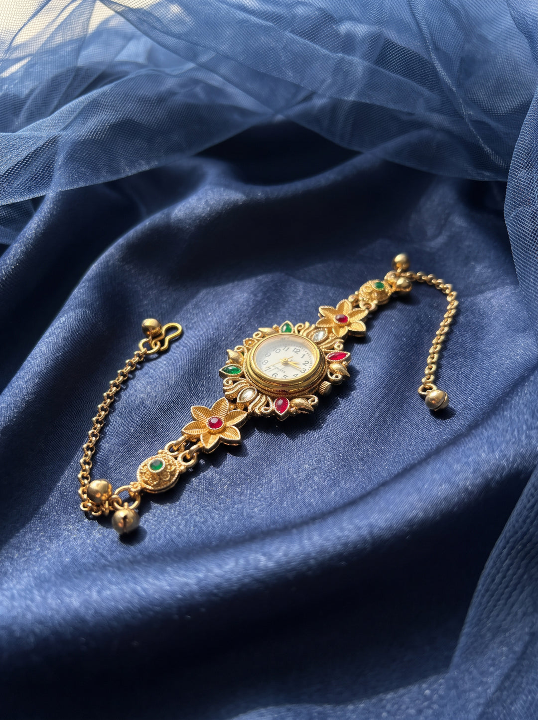 Kashmiri Golden Maharani Watch Bracelet