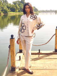 Wespret indi embroidery cotton co-ord set