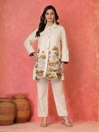 Sabhya Shell Embroidery Premium co-ord Set