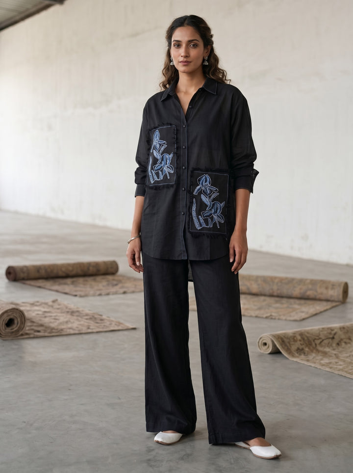 Swades spot embroidery cotton co-ord set