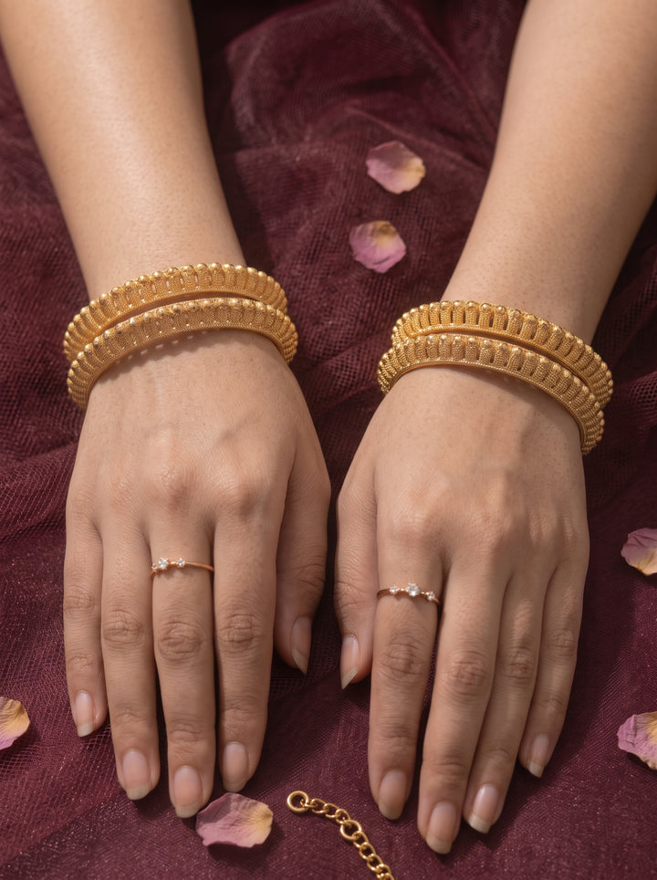 Suvarna beads Bangles