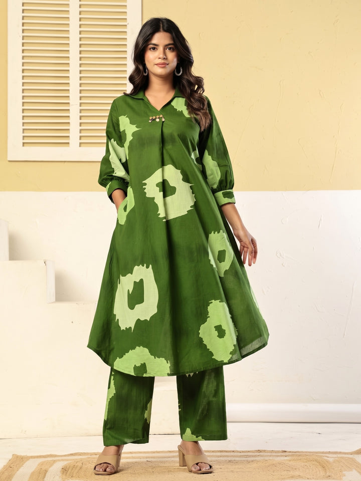 Poppi Fern Printed Cotton Co-ord Set