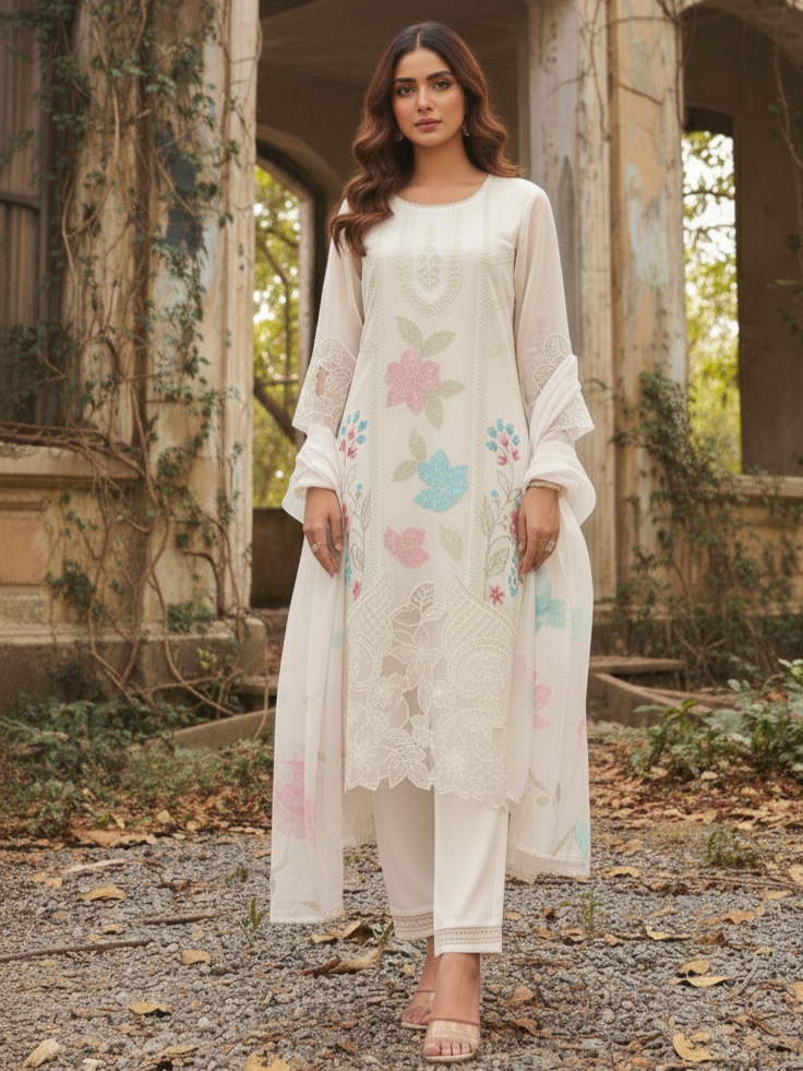 Bushra Angel Full Work Suit Set
