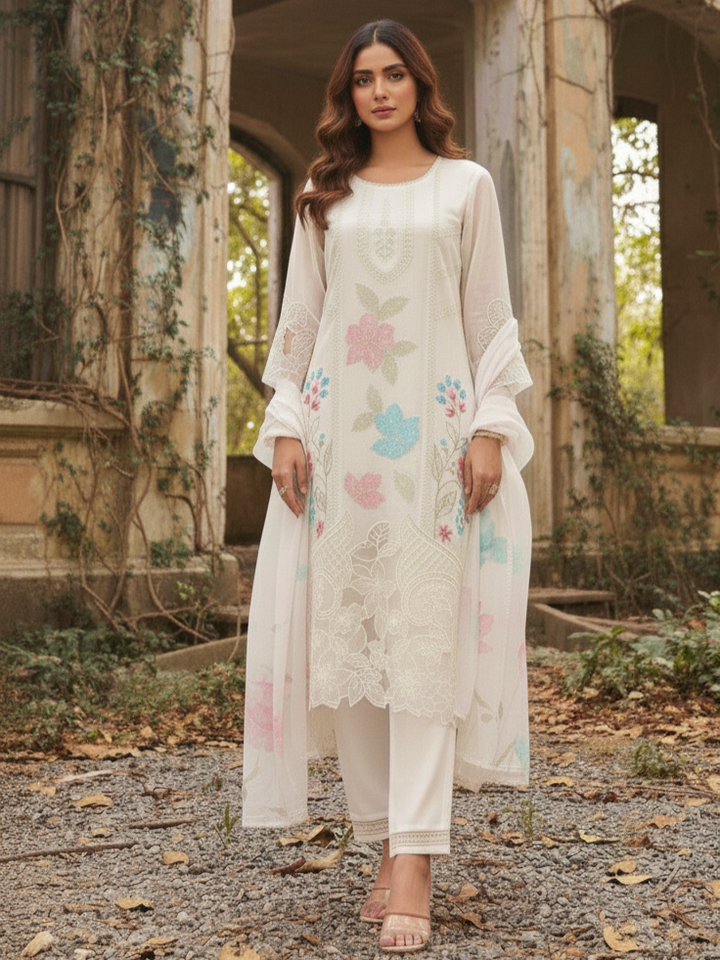 Bushra Angel Full Work Suit Set