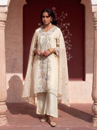 Mihika pearl full work suit set