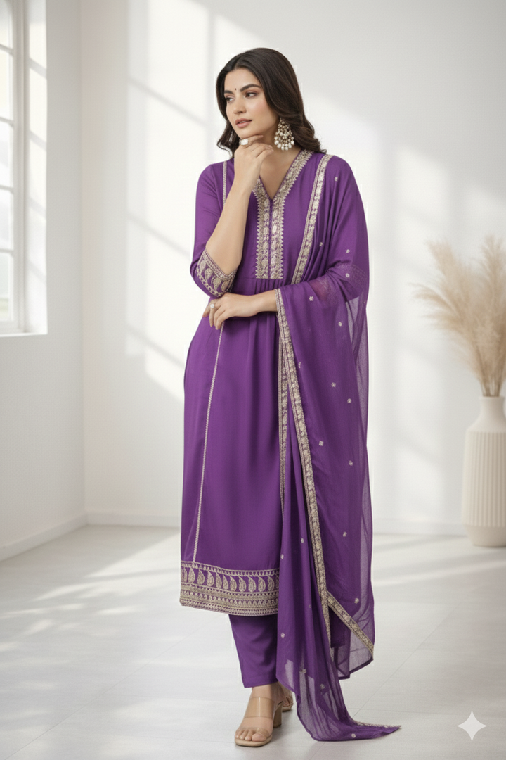 Palash Thistle full work suit set