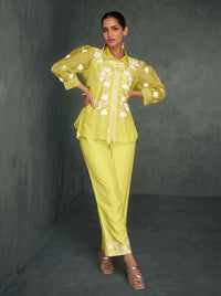 Saba Finch Embroidered 3 pc Co-ord Set