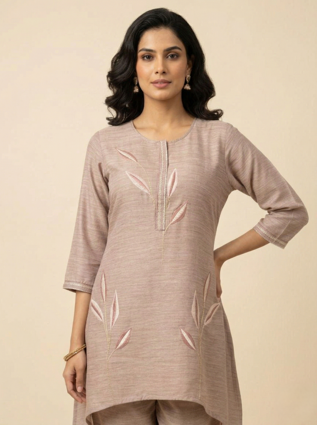 Prisha parch embroidery co-ord set