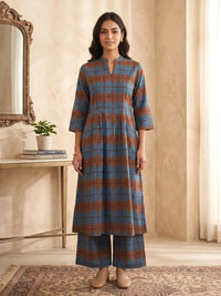 Akshara cela cotton kurta pant set