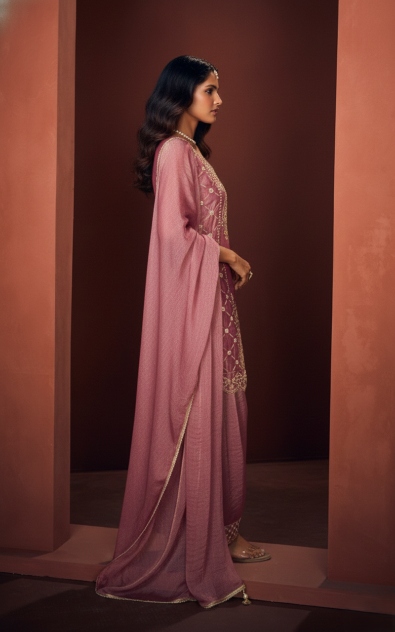 Haniya Rose Full Work Suit Set