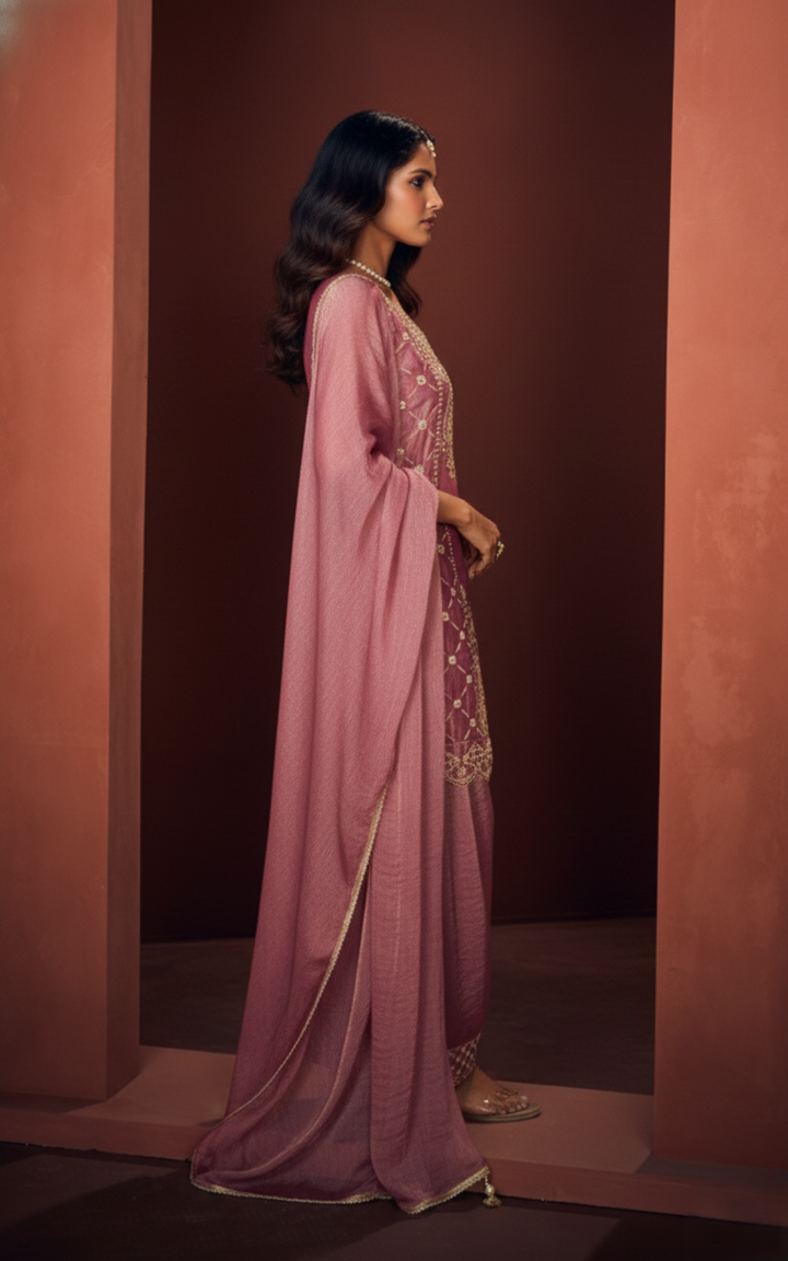 Haniya Rose Full Work Suit Set