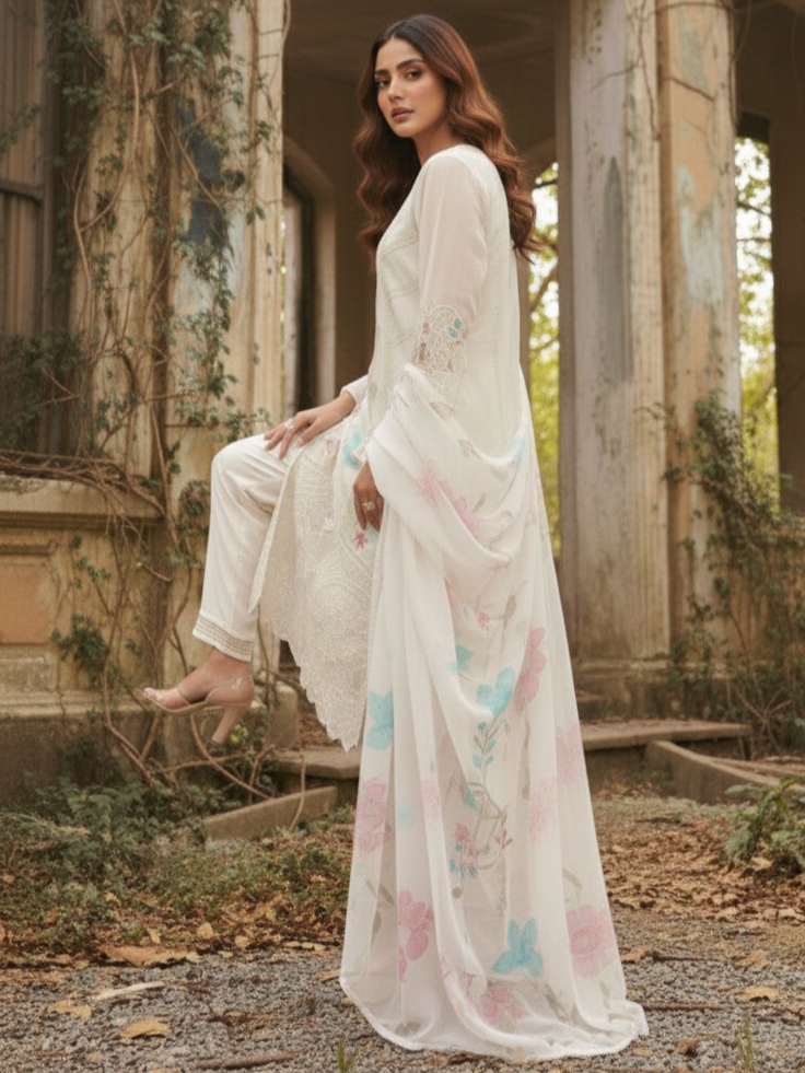 Bushra Angel Full Work Suit Set