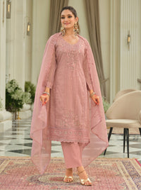 Adab softpink full work suit set