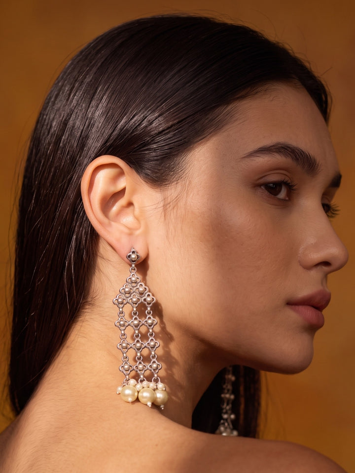 Crystal Cascade Drop Earrings