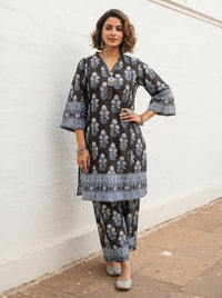 Swades sable cotton co-ord set