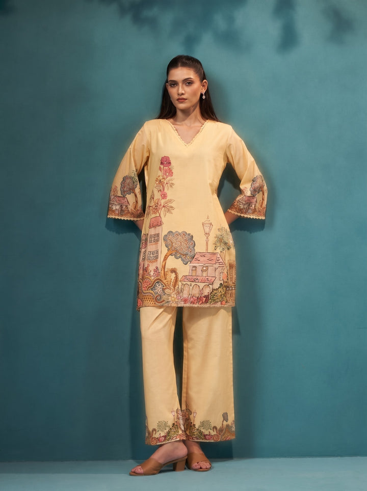Itrh Chrome Cotton Co-Ord Set