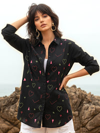 Ivanka Jet embroidery cotton shirt