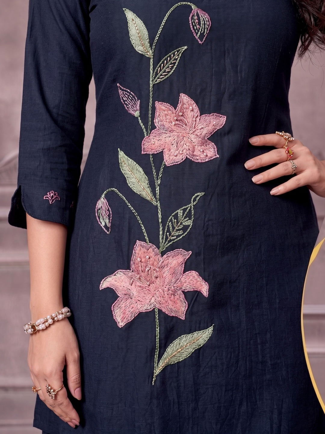 Tuhina Azure Applique Co-ord Set