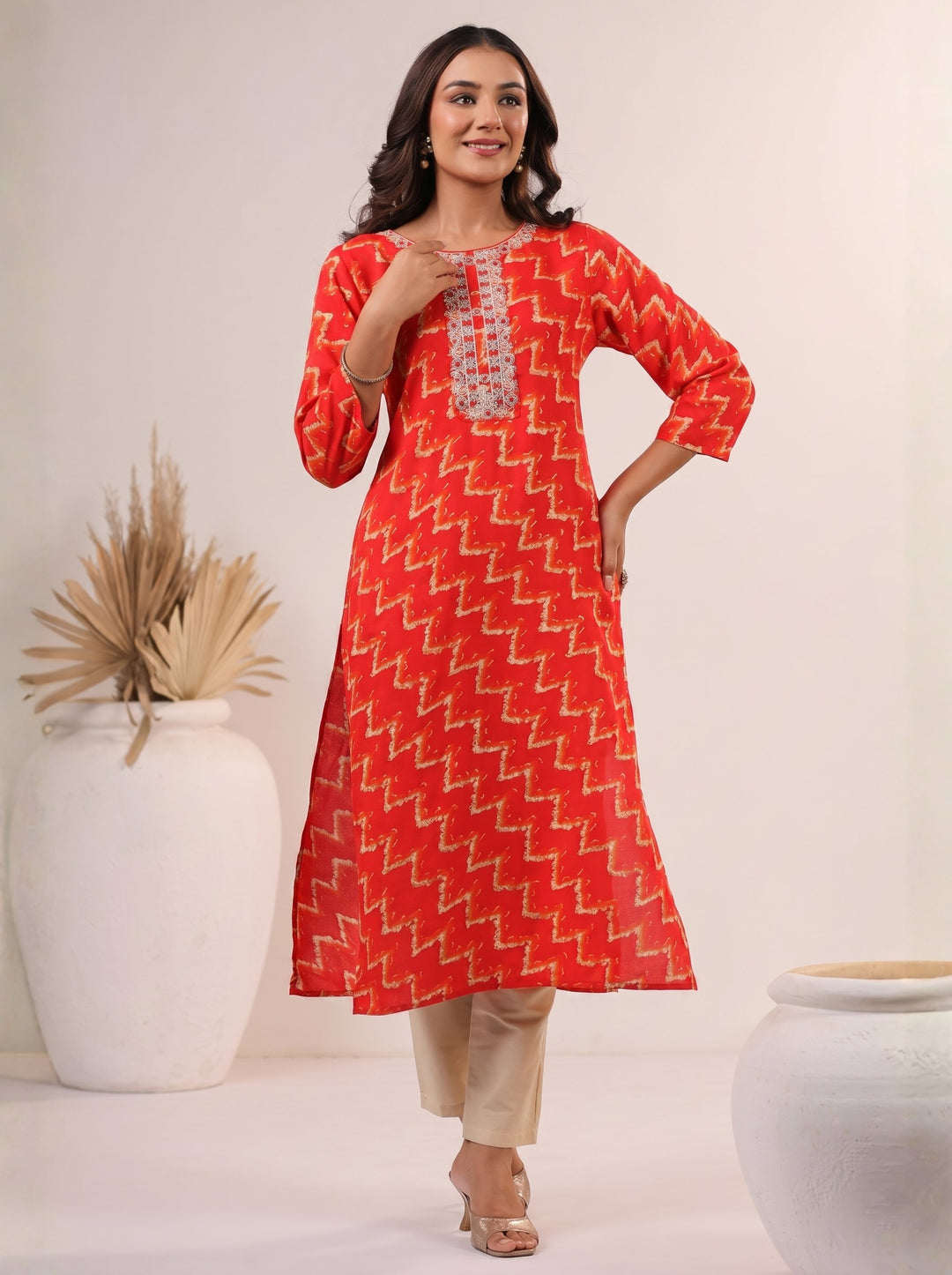 Varisha Tango Printed Work Kurti