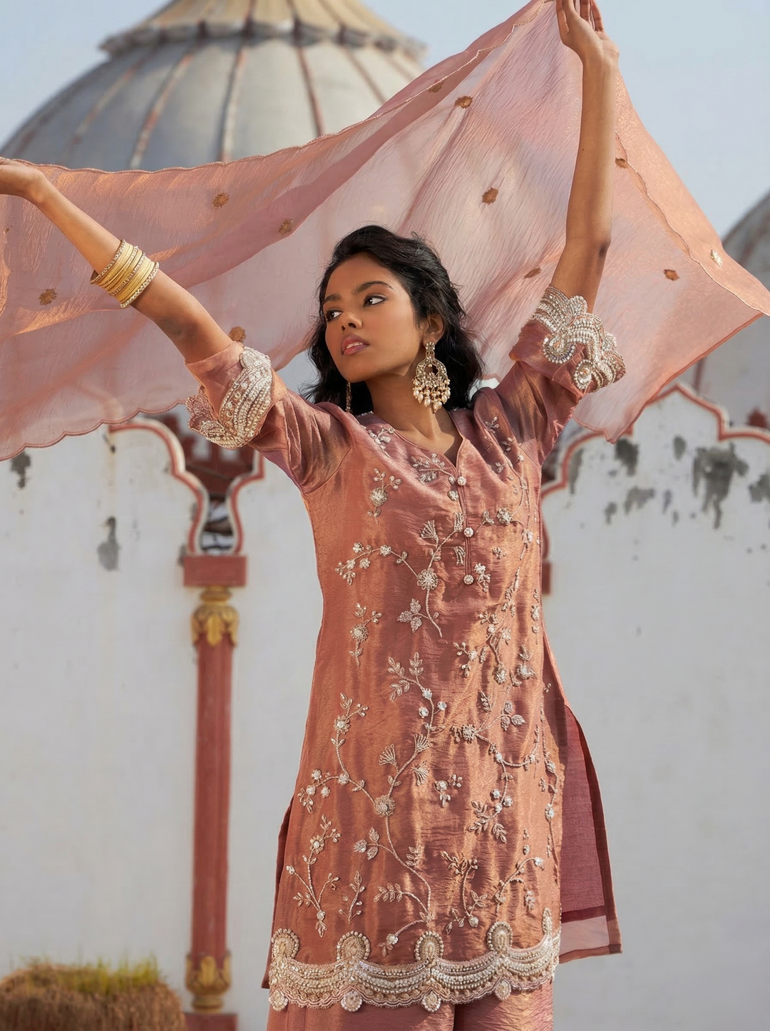 Mihika tuscan full work suit set