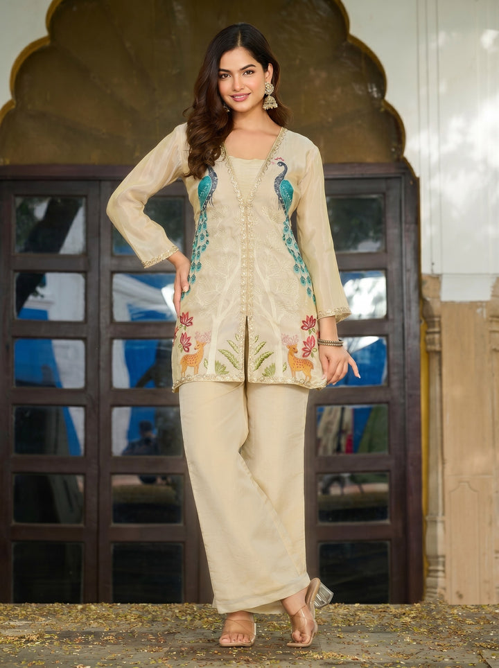 Malti Dove Work Co-ord Set
