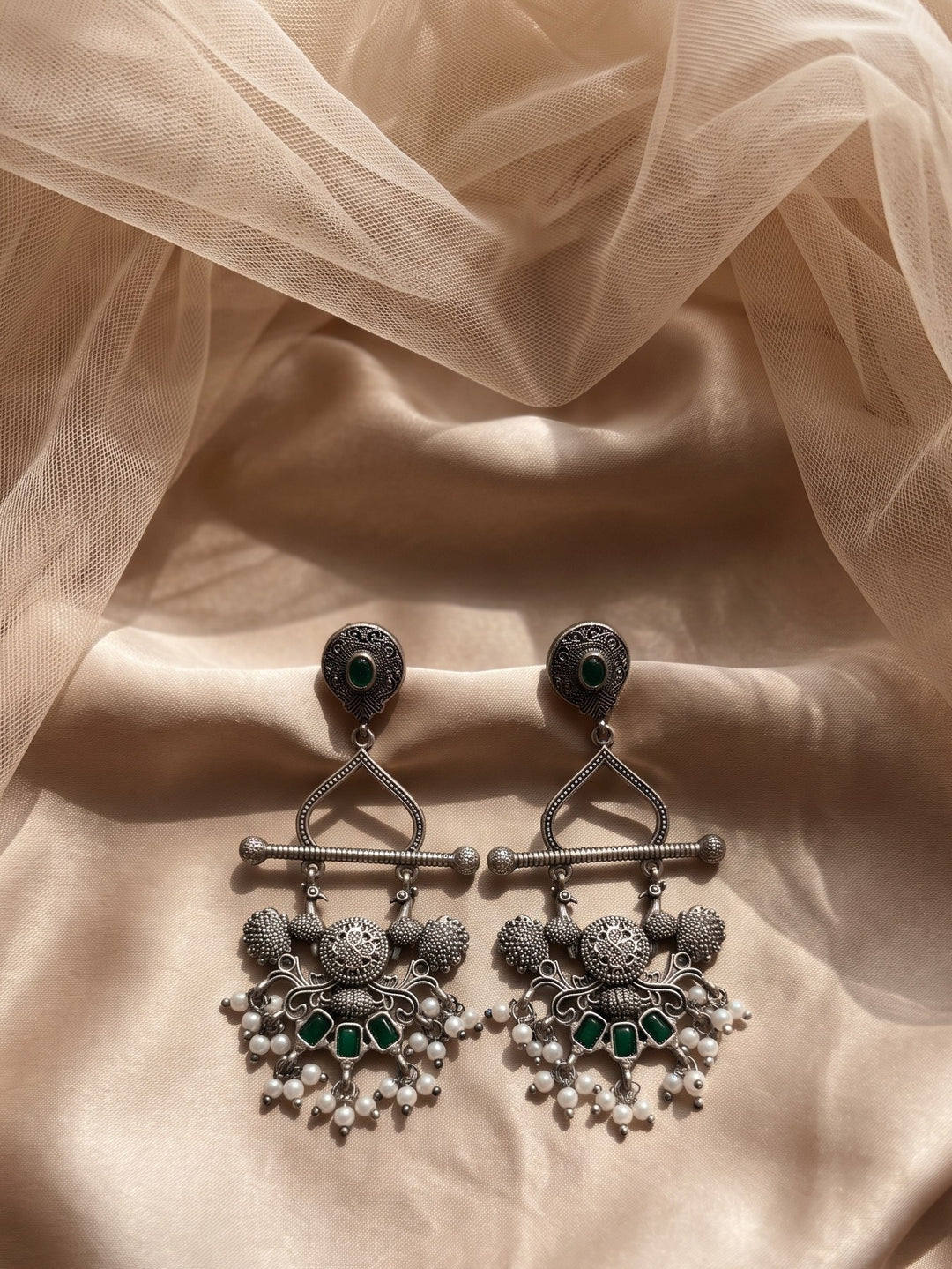 Rajwara Oxidised Danglar Earring