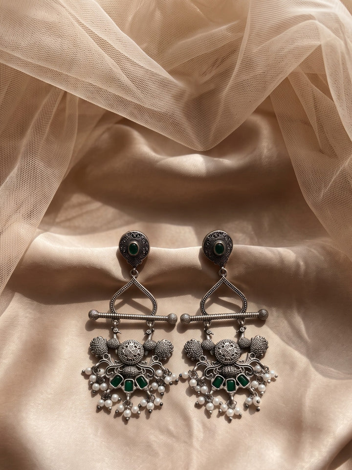 Rajwara Oxidised Danglar Earring