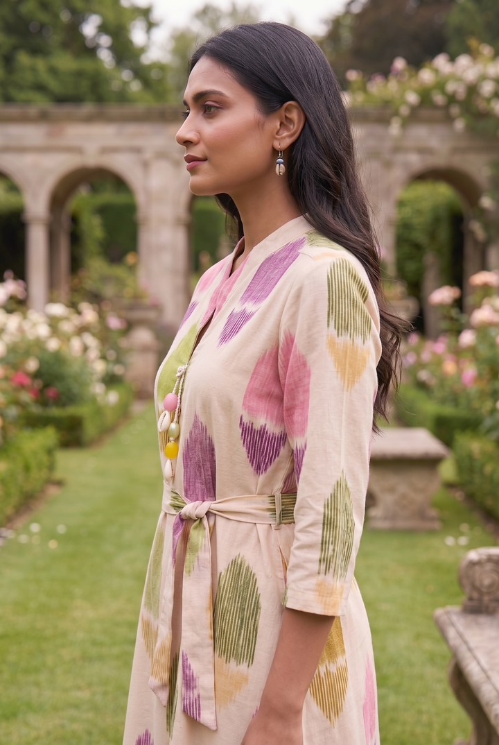 Sargi vibe cotton dress