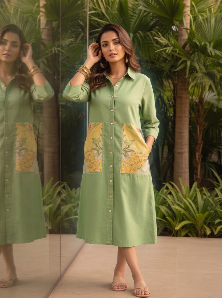 Ivanka Sage cotton dress