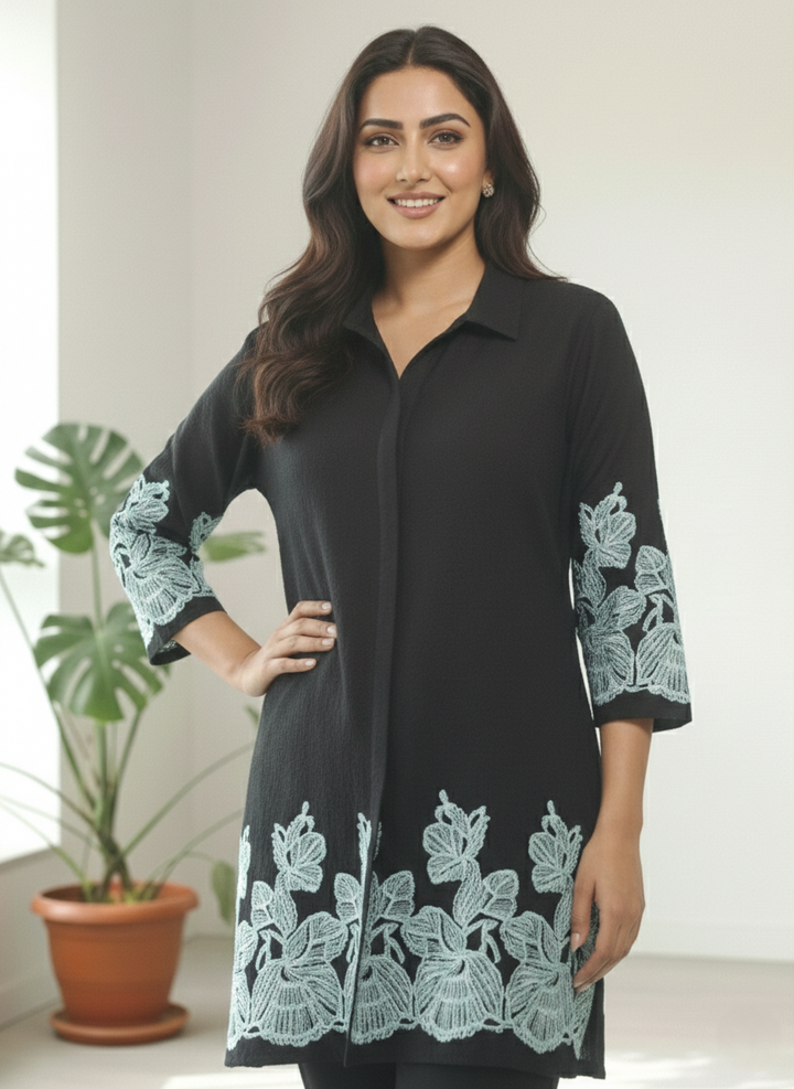 Reet Onyx Embroidered Co-ord Set