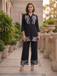 Prisha soot embroidery cotton co-ord set