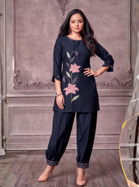 Tuhina Azure Applique Co-ord Set