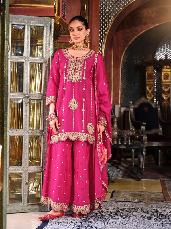 Triyaksha Rani Full Work Heavy Suit Set
