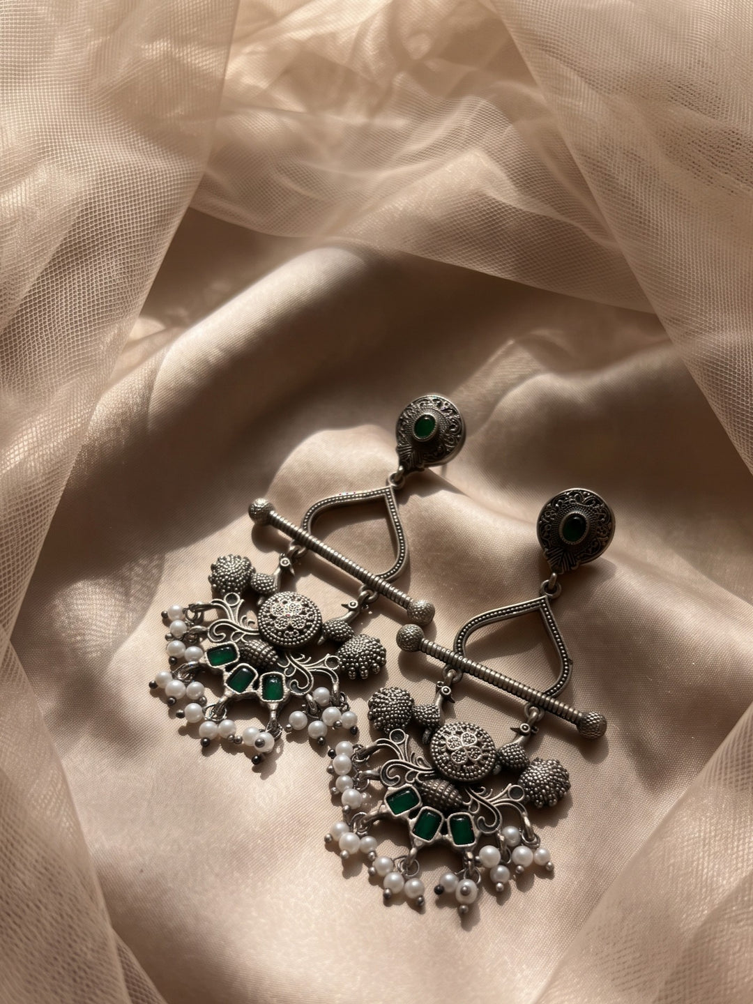 Rajwara Oxidised Danglar Earring