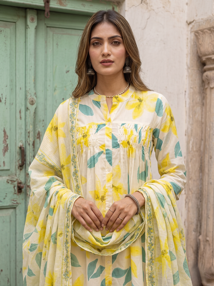 Swades calaman cotton suit set