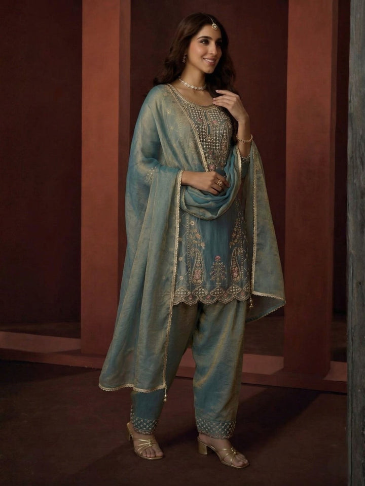 Haniya peacock full work farshi salwar suit set