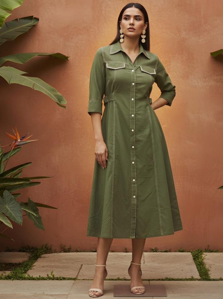 Ivanka Luner cotton dress