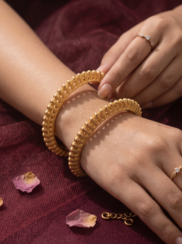 Suvarna beads Bangles