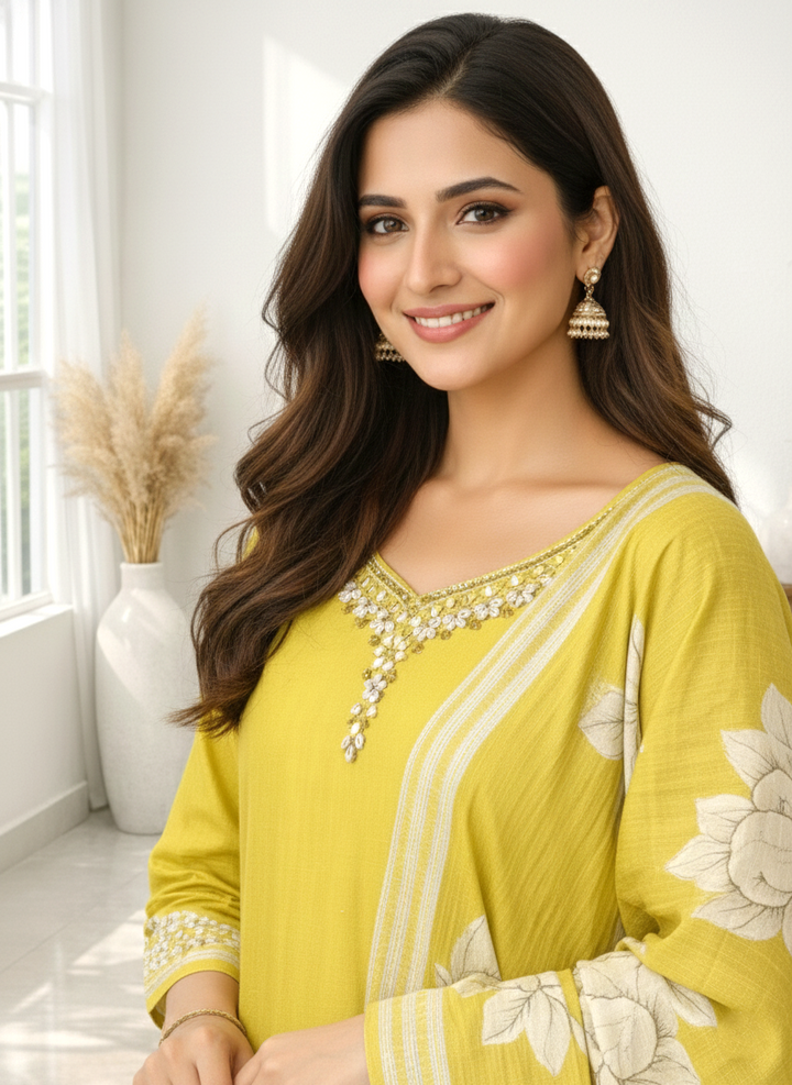 Reet Amber Printed Work Suit Set