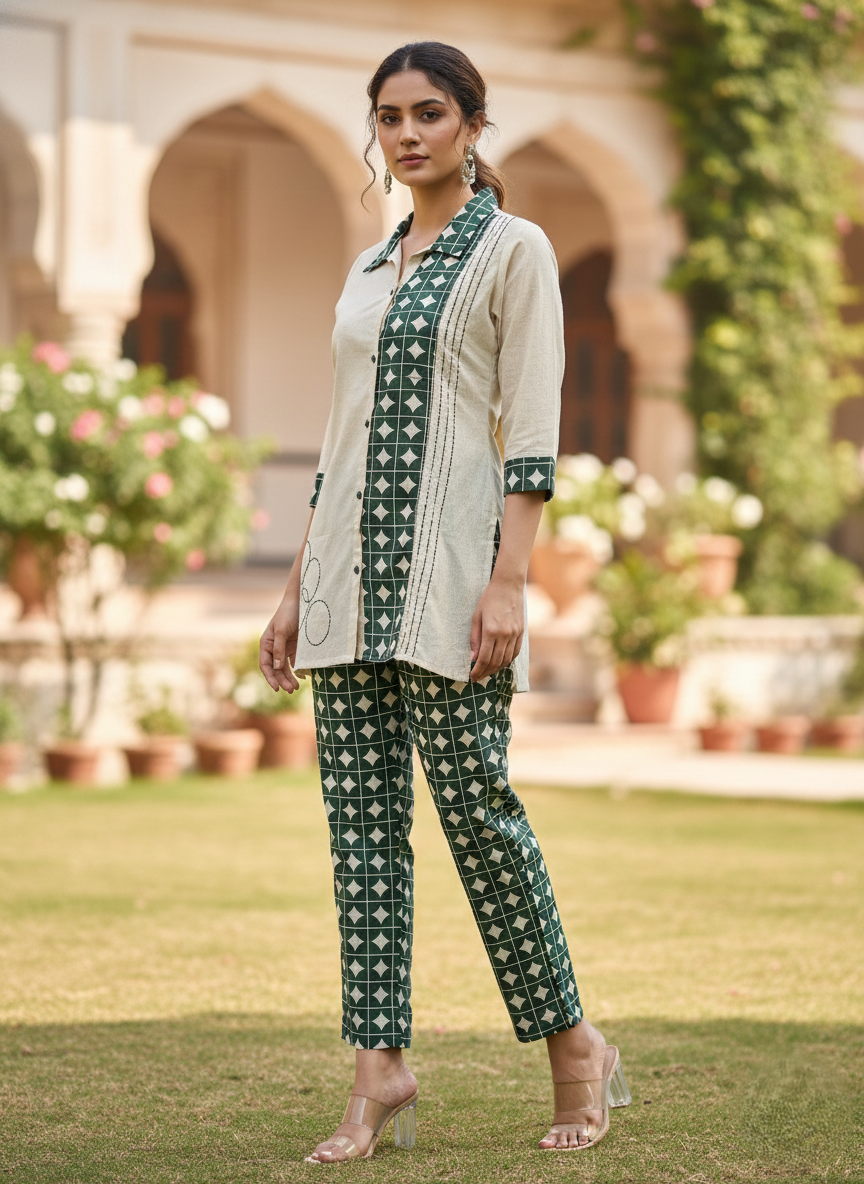 Vibha Jet Printed Co-ord Set