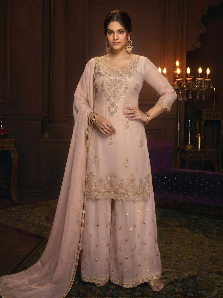 Haniya Daisy Full Heavy Work Gharara Set