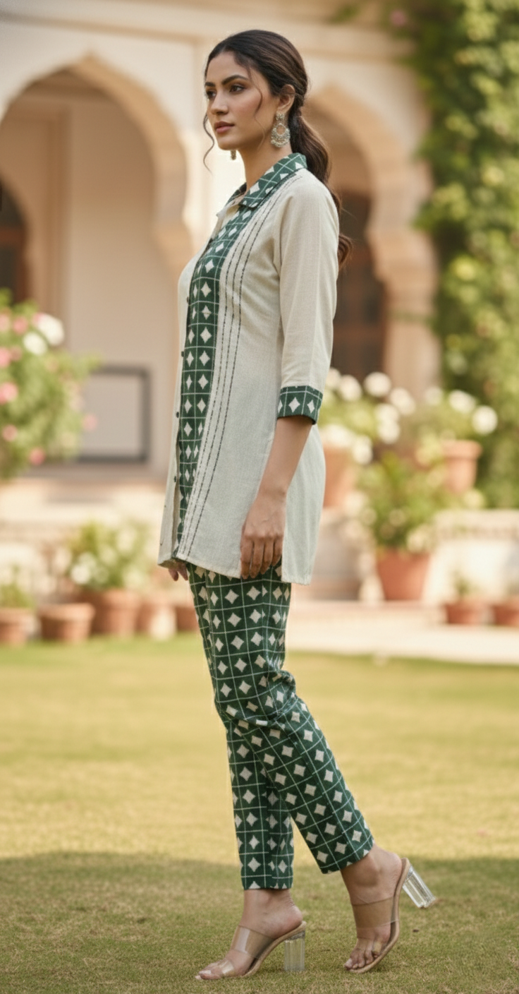 Vibha Jet Printed Co-ord Set